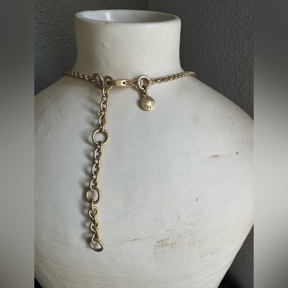 J. Crew Gold Crescent Necklace - Picture 2 of 2